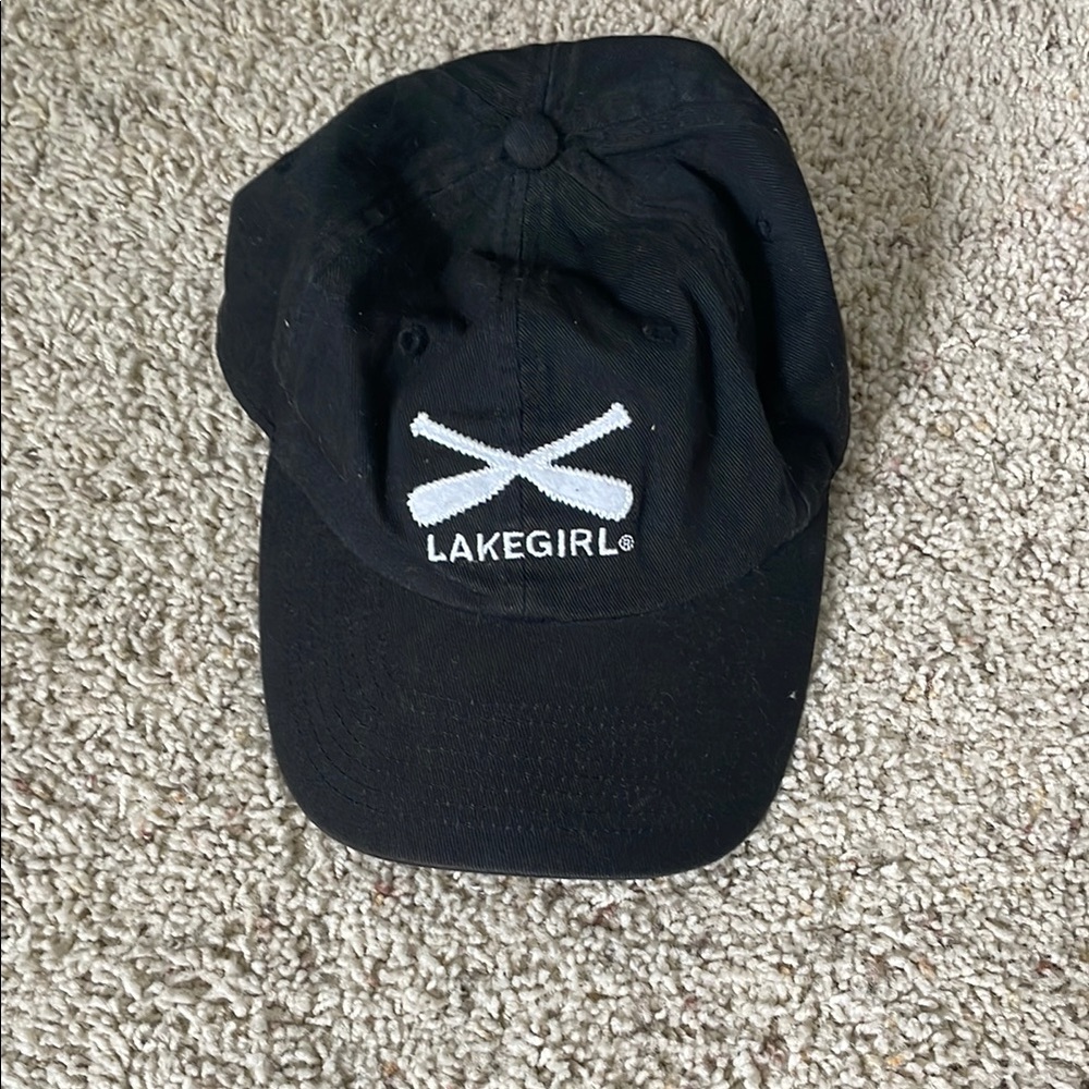 Black and White Baseball Hat with Logo Design